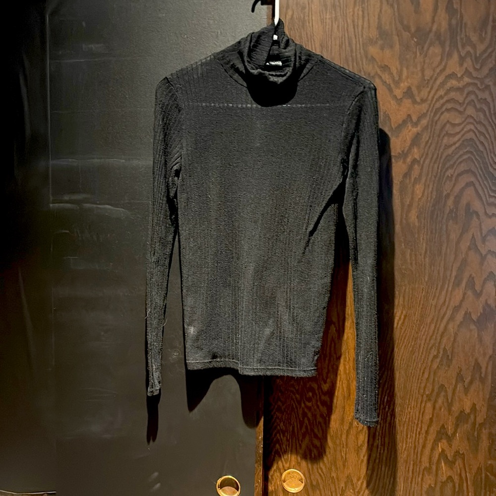 Zara see through turtleneck